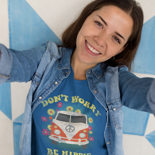 Women's Don't Worry Be Hippie T-Shirt