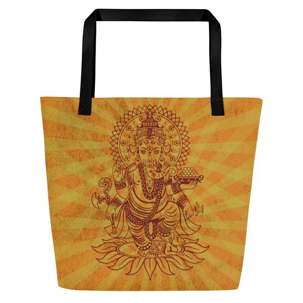 Ganesh Tote Bag (Yellow)