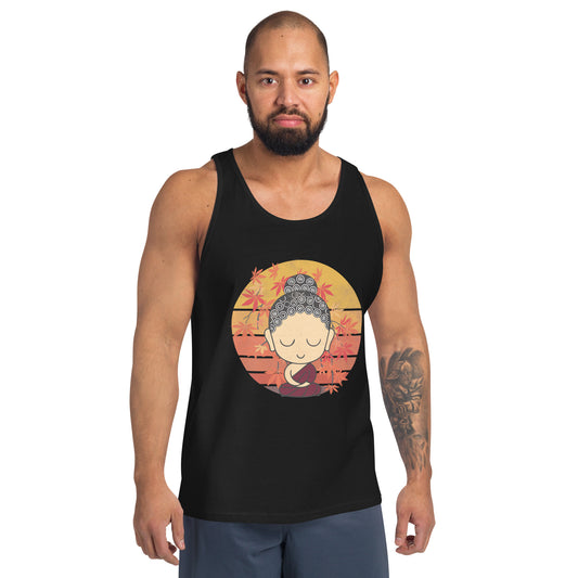 Unisex Little Buddha Tank Top