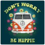 Be Hippie- Women's Relaxed T-Shirt - Image 2