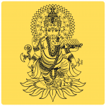 Ganesh- Black Print- Tank Top - Image 2