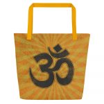 OM- All-Over Print Large Tote Bag