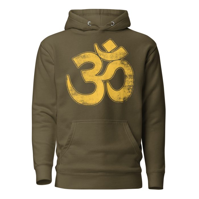 unisex-premium-hoodie-military-green-front-68506c57bc603.jpg Om- Men's Hoodie - Image 1