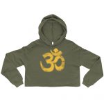 Om- Crop Hoodie