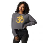 Om- Crop Hoodie - Image 3