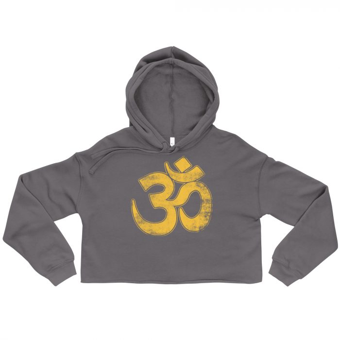 Om- Crop Hoodie - Image 5