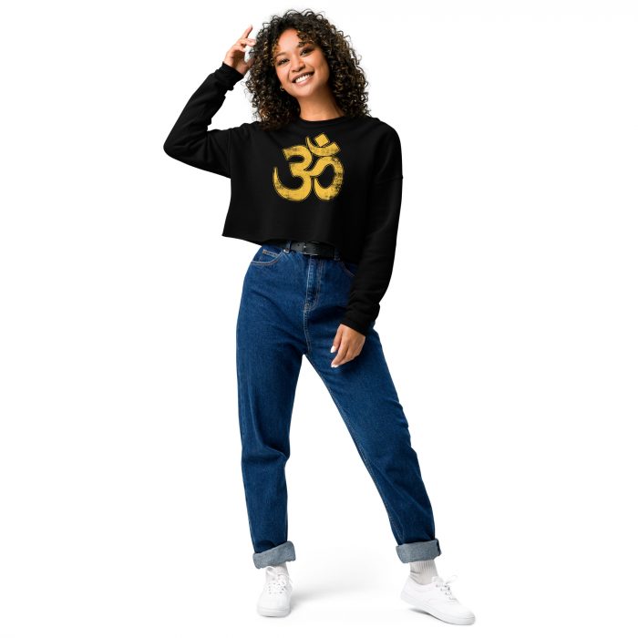 Om- Crop Sweatshirt - Image 2