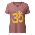 Om- Women’s relaxed v-neck t-shirt - Image 8