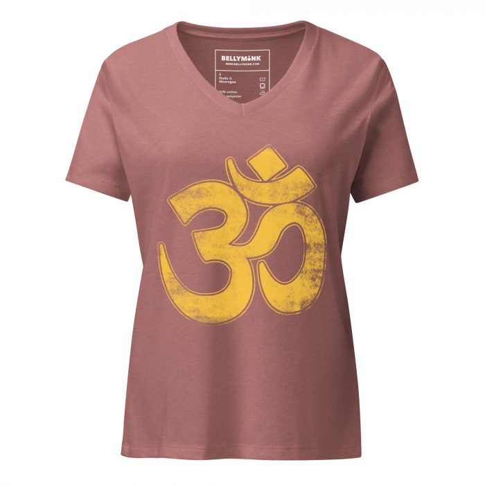 Om- Women’s relaxed v-neck t-shirt - Image 8