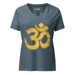 Om- Women’s relaxed v-neck t-shirt - Image 7