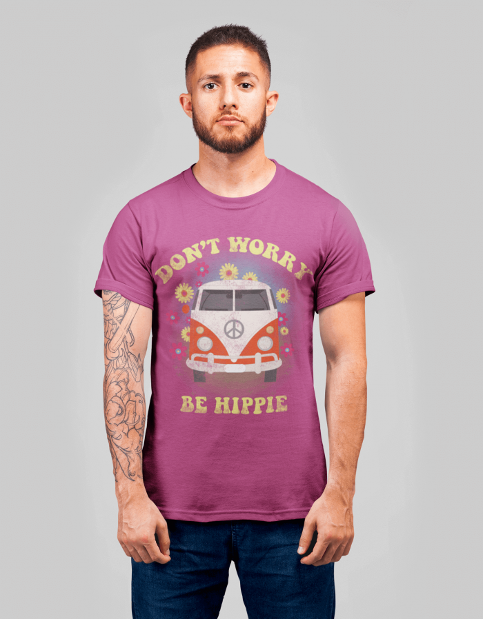 Be Hippie- Unisex t-shirt - Image 3