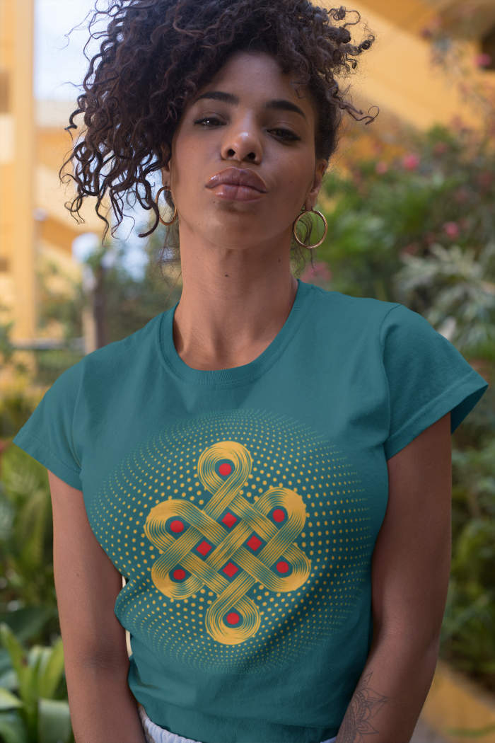 Endless Knot- Women's Relaxed T-Shirt - Image 3