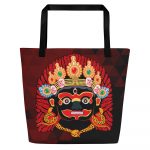 Kaal Bhairab- All-Over Print Large Tote Bag