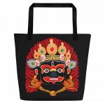 Kaal Bhairab- All-Over Print Large Tote Bag - Image 4