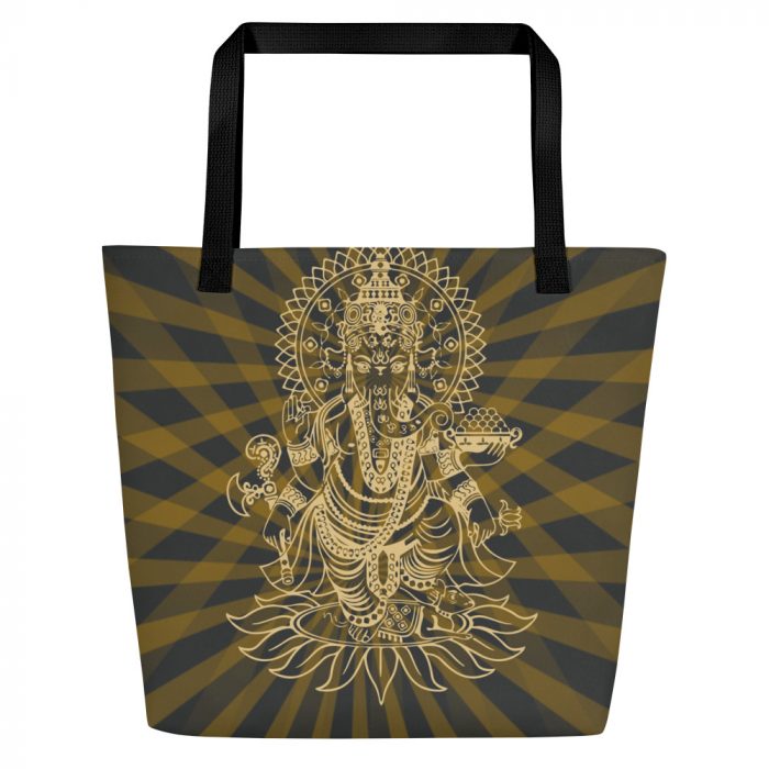 Ganesh- All-Over Print Large Tote Bag - Image 6