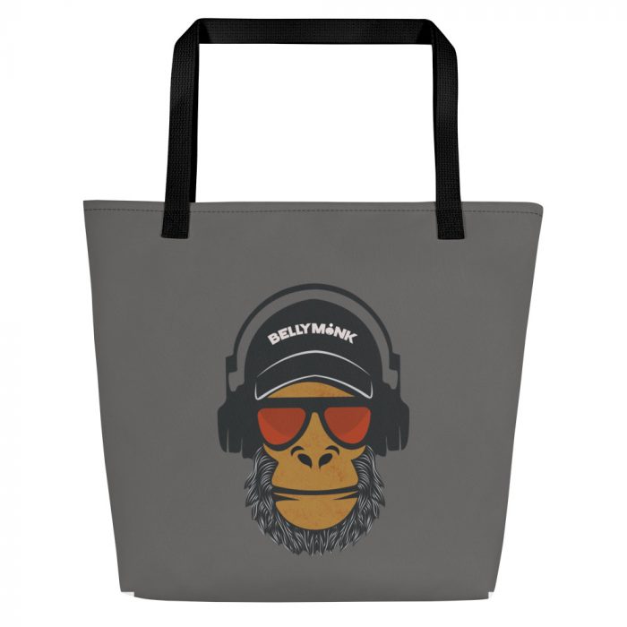 Jam Monkey- All-Over Print Large Tote Bag - Image 7