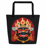 Kaal Bhairab- All-Over Print Large Tote Bag
