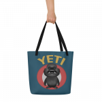 Wicked Yeti- All-Over Print Large Tote Bag - Image 4