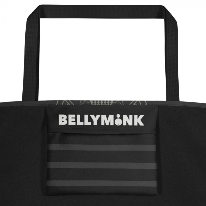 Ganesh- Stripe- All-Over Print Large Tote Bag - Image 7