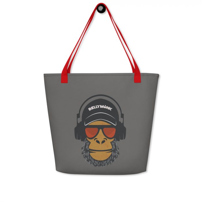 Jam Monkey- All-Over Print Large Tote Bag - Image 3
