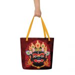 Kaal Bhairab- All-Over Print Large Tote Bag - Image 3