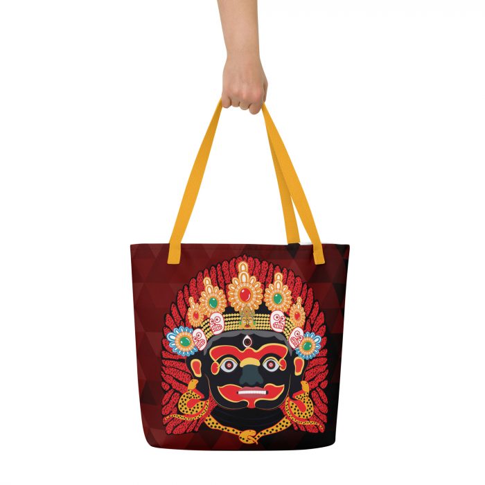 Kaal Bhairab- All-Over Print Large Tote Bag - Image 3