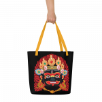 Kaal Bhairab- All-Over Print Large Tote Bag - Image 3