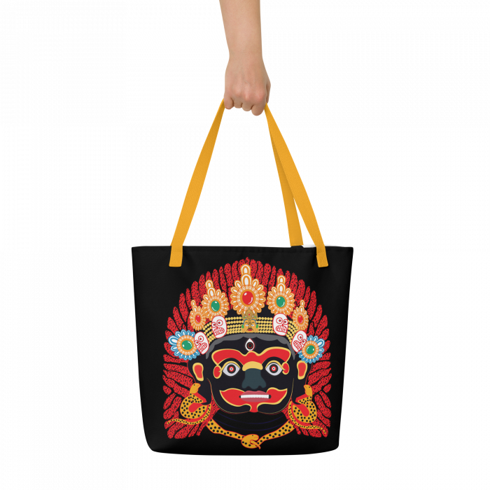Kaal Bhairab- All-Over Print Large Tote Bag - Image 3