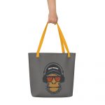 Jam Monkey- All-Over Print Large Tote Bag - Image 4