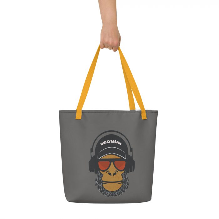 Jam Monkey- All-Over Print Large Tote Bag - Image 4