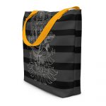 Ganesh- Stripe- All-Over Print Large Tote Bag - Image 4