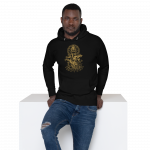 Ganesh- Gold Print- Unisex Hoodie - Image 3