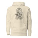 Ganesh- Black Print- Unisex Hoodie