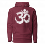 OM- White Print- Unisex Hoodie