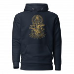 Ganesh- Gold Print- Unisex Hoodie