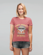 Be Hippie- Women's Relaxed T-Shirt - Image 3