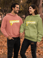 Danger- Unisex Hoodie - Image 3