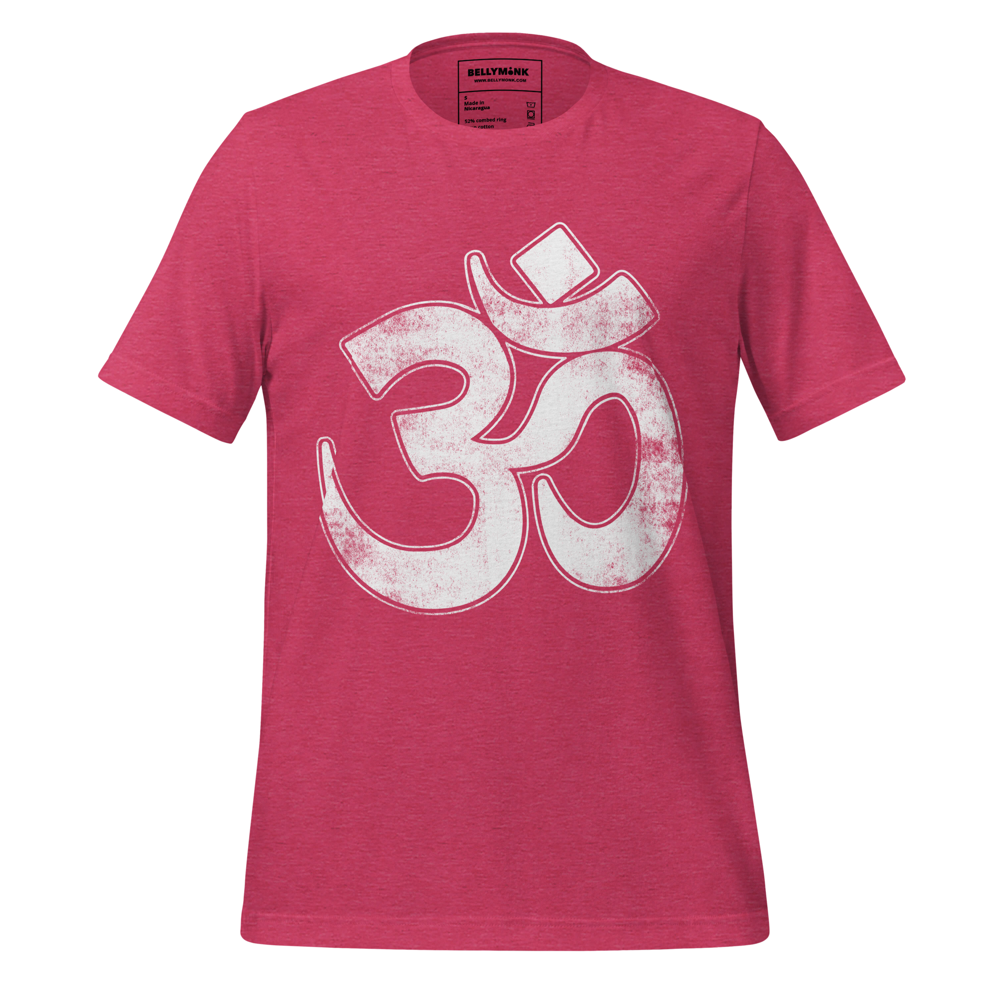 unisex-staple-t-shirt-heather-raspberry-front-68b6249c5d50b-1.png Om- Unisex t-shirt - Image 1