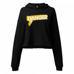 Danger- Women Crop Hoodie - Image 3