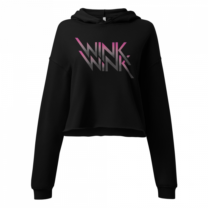 Wink Wink- Women-Crop Hoodie - Image 2