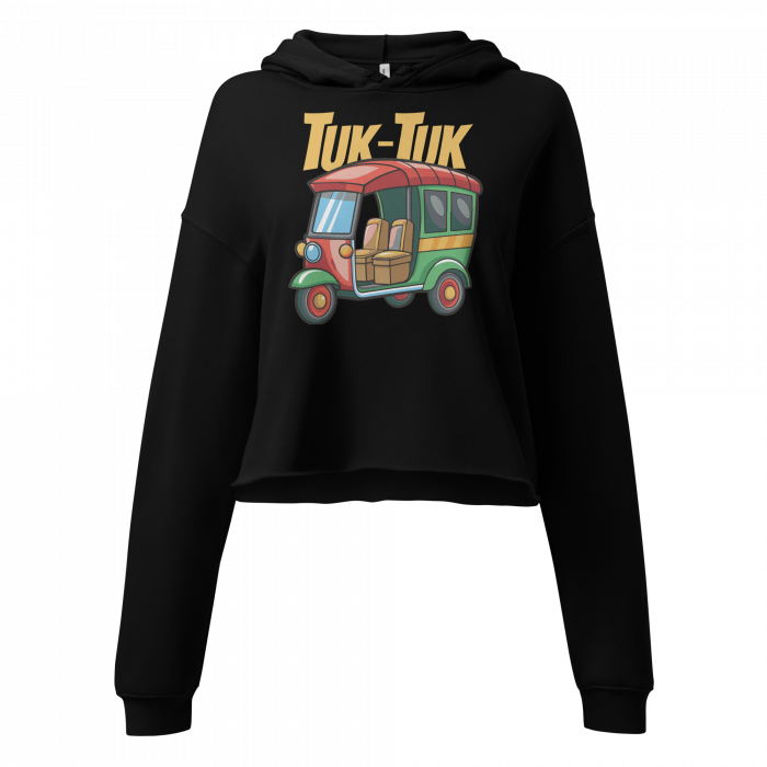 Tuk Tuk- Women Crop Hoodie - Image 2