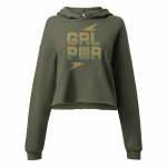 Girl Power- Women Crop Hoodie - Image 2