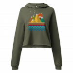 Mountain Calling- Women- Crop Hoodie