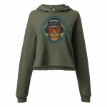 Bellymonk Monkey- Women Crop Hoodie - Image 4