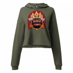 Kaal Bhairab- Women Crop Hoodie