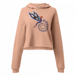 Peaceful Vision- Women Crop Hoodie - Image 4