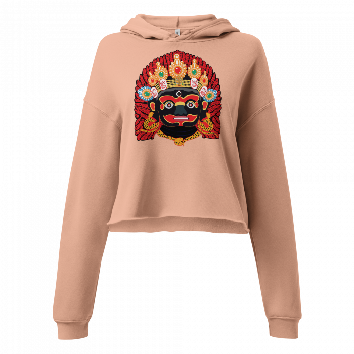 Kaal Bhairab- Women Crop Hoodie - Image 4