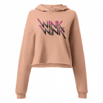 Wink Wink- Women-Crop Hoodie