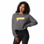 Danger- Women Crop Hoodie - Image 2