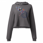 Peaceful Vision- Women Crop Hoodie - Image 3